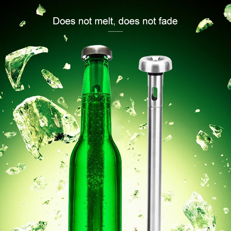 2 PCS 304 Stainless Steel Quick Freezing Ice Wine Cooler Portable Cooling Rod Cooling Wine Rod by bashfashion