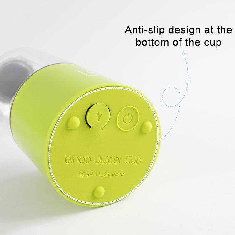 Mini Portable Electric Juicer Cup USB Rechargeable Juicer Fruit Juice Extractor(Blue) by bashfashion