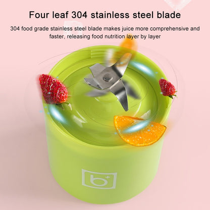 500ml Mini Portable Electric Juicer Cup USB Rechargeable Juicer Blender Maker Shaker Squeezers Fruit Orange Juice Extractor(Pink) by bashfashion