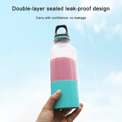 500ml Mini Portable Electric Juicer Cup USB Rechargeable Juicer Blender Maker Shaker Squeezers Fruit Orange Juice Extractor(Pink) by bashfashion