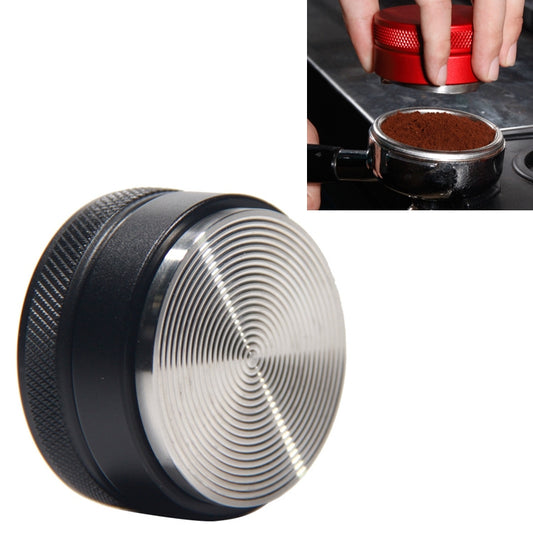 Macaron Stainless Steel Coffee Powder Flat Powder Filling Device, Specification:Thread(Black) by bashfashion