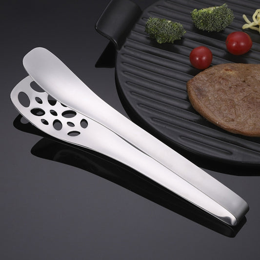 Stainless Steel Food Clip Anti-scalding Bread Steak Barbecue Clip Baking Tool by bashfashion