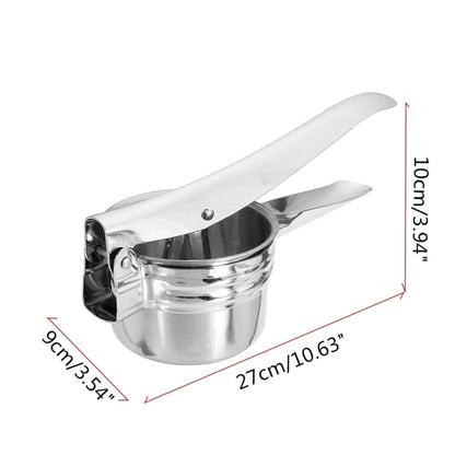 Potato Fruit Vegetable Manual Press Juicer Stainless Steel Crusher Squeezer by bashfashion