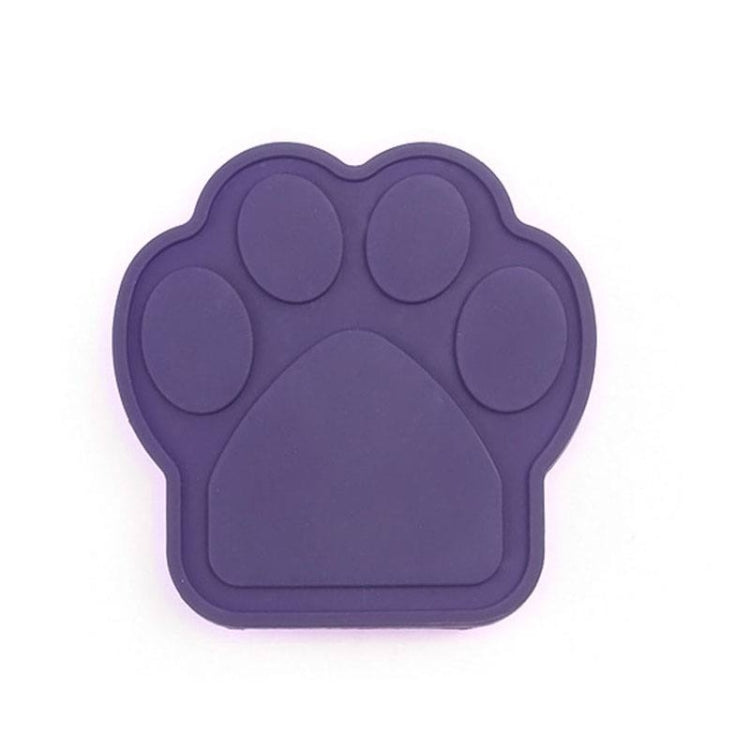 Pet Silicone Fixed Suction Cup Bowl Slow Eating Divert Attention Bath Products(Purple) by bashfashion