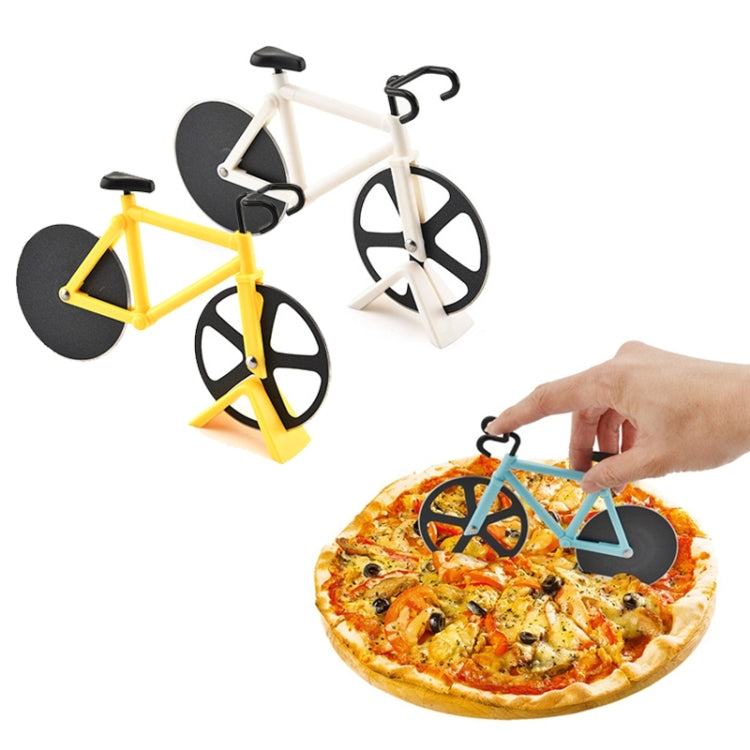 Stainless Steel Bicycle Pizza Cutter Knife Cake Cutter Creative Hob Random Color Delivery by bashfashion