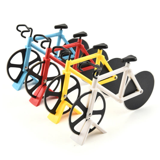 Stainless Steel Bicycle Pizza Cutter Knife Cake Cutter Creative Hob Random Color Delivery by bashfashion