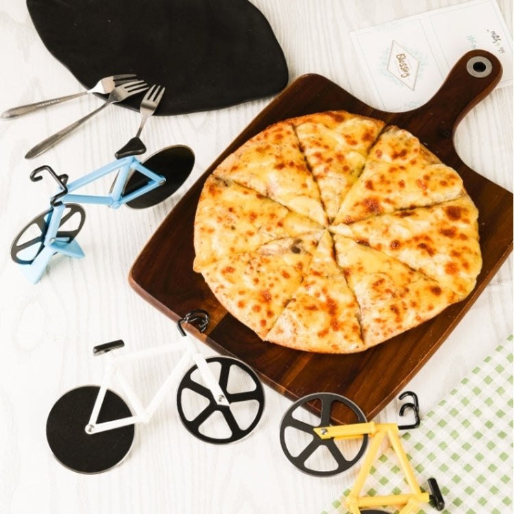 Stainless Steel Bicycle Pizza Cutter Knife Cake Cutter Creative Hob Random Color Delivery by bashfashion