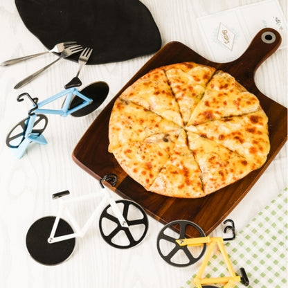 Stainless Steel Bicycle Pizza Cutter Knife Cake Cutter Creative Hob Random Color Delivery by bashfashion