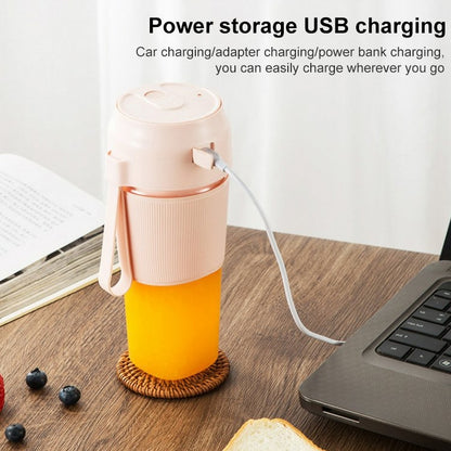 Portable Juicer Mini Electric Blender Portable Juicer(Pink) by bashfashion