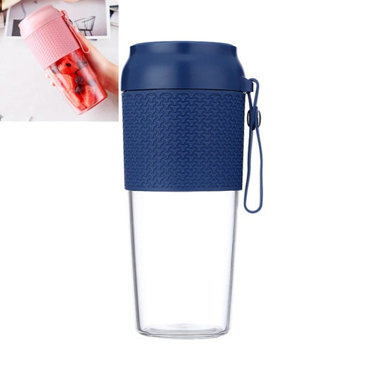Portable Juicer Mini Electric Blender Portable Juicer(Navy Blue) by bashfashion