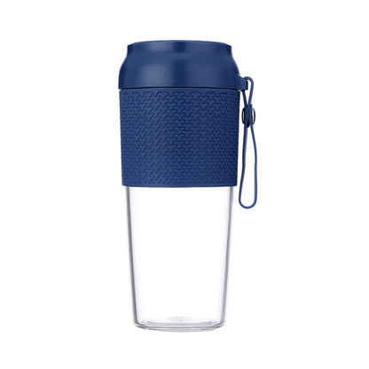Portable Juicer Mini Electric Blender Portable Juicer(Navy Blue) by bashfashion