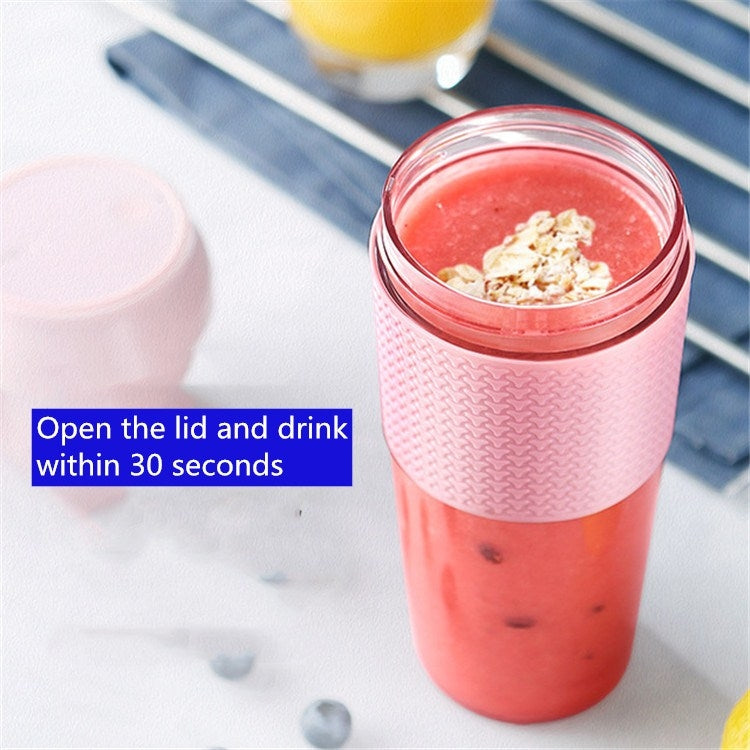 Portable Juicer Mini Electric Blender Portable Juicer(Navy Blue) by bashfashion