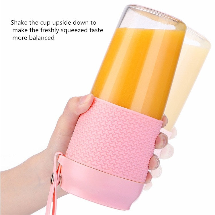 Portable Juicer Mini Electric Blender Portable Juicer(Navy Blue) by bashfashion