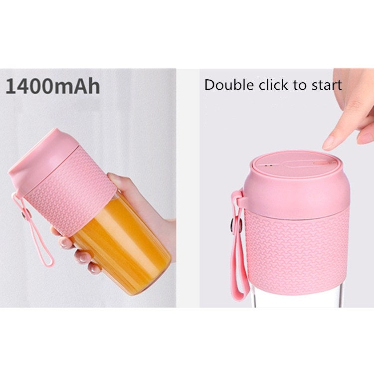 Portable Juicer Mini Electric Blender Portable Juicer(Navy Blue) by bashfashion