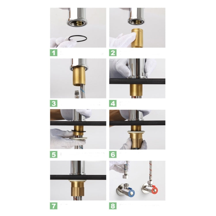 Copper Hand Basin Hot Cold Water Faucet by bashfashion