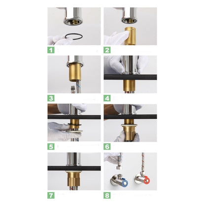 Copper Hand Basin Hot Cold Water Faucet by bashfashion