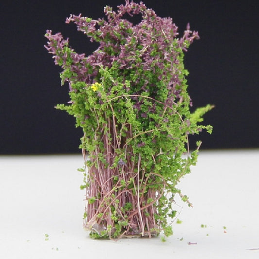 Artificial Handmade Model Material Sand Table Building Bush Flower Finished Flower(Purple Flower) by bashfashion