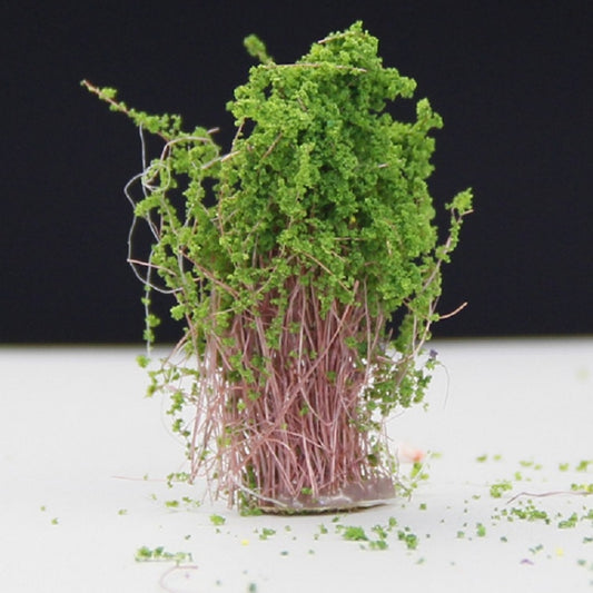 Artificial Handmade Model Material Sand Table Building Bush Flower Finished Flower(Green Bush) by bashfashion