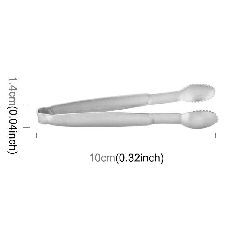 Stainless Steel Coffee Sugar Clip Kitchen Bar Clip(Silver) by bashfashion