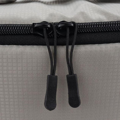 Water-resistant DSLR Padded insert Case Waterproof Zipper Removable Partition Camera Bags(Light Grey) by bashfashion