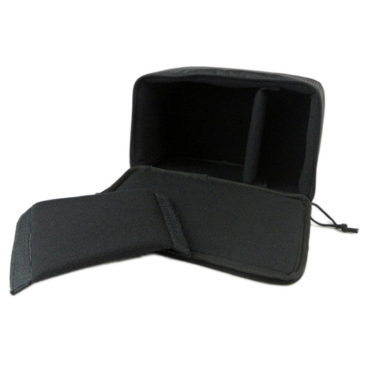 Water-resistant DSLR Padded insert Case Waterproof Zipper Removable Partition Camera Bags(Dark Grey) by bashfashion