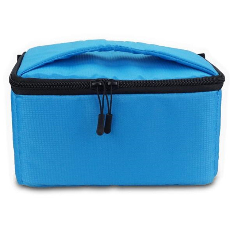 Water-resistant DSLR Padded insert Case Waterproof Zipper Removable Partition Camera Bags(Blue) by bashfashion
