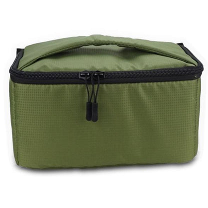 Water-resistant DSLR Padded insert Case Waterproof Zipper Removable Partition Camera Bags(Army Green) by bashfashion