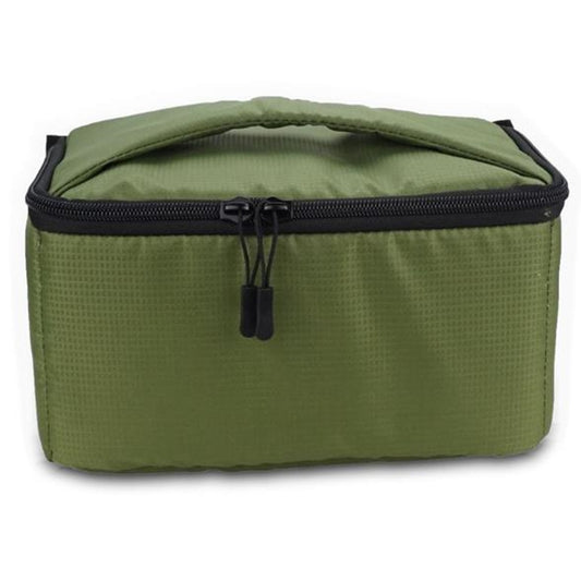 Water-resistant DSLR Padded insert Case Waterproof Zipper Removable Partition Camera Bags(Army Green) by bashfashion