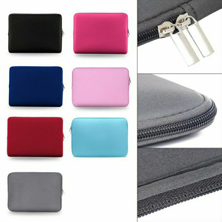 15.6 inch Laptop Solid Color Sleeve Bag (Grey) by bashfashion