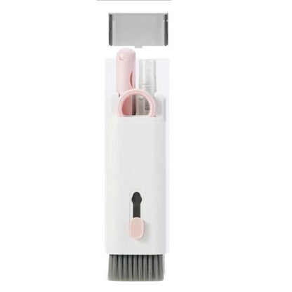 7 in 1 Bluetooth Headphone Computer Keyboard Cleaning Tools Set (Pink) by bashfashion
