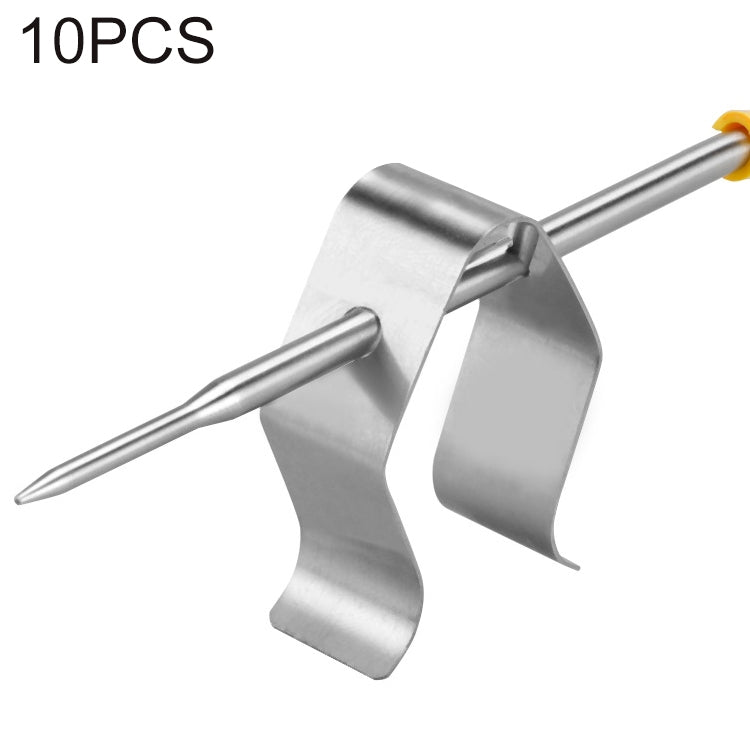 10 PCS Home Kitchen BBQ Grill Probe Holder, Specification: Single Hole Probe Holder by bashfashion