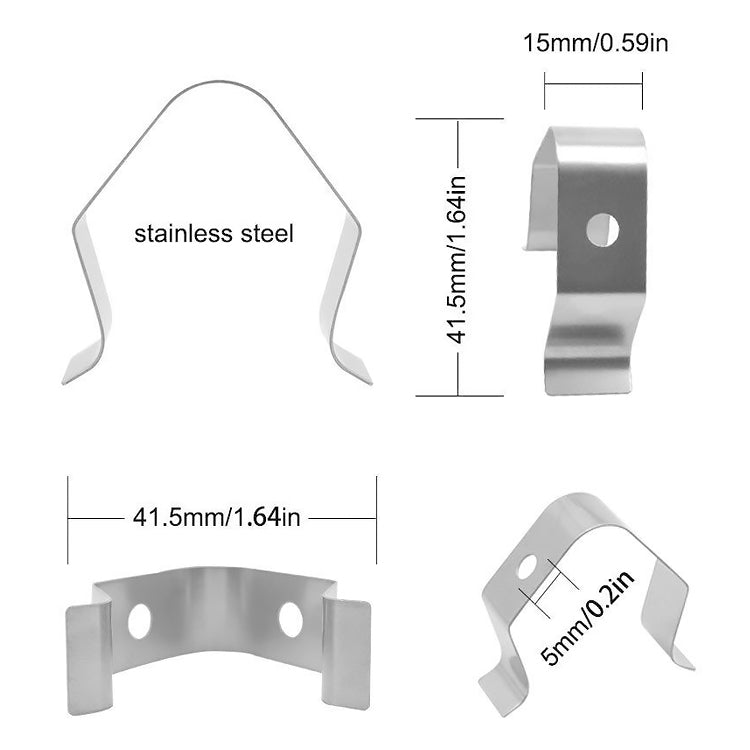 10 PCS Home Kitchen BBQ Grill Probe Holder, Specification: Single Hole Probe Holder by bashfashion