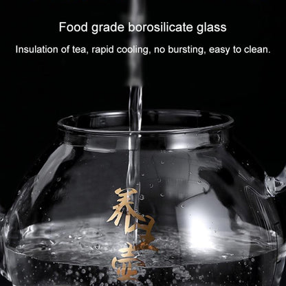 Automatic Bottom Self-suction Type Electromagnetic Tea Stove On The Bottom of The Kettle Household Intelligent Pumping Type Tea Set (Bottom Teapot) by bashfashion