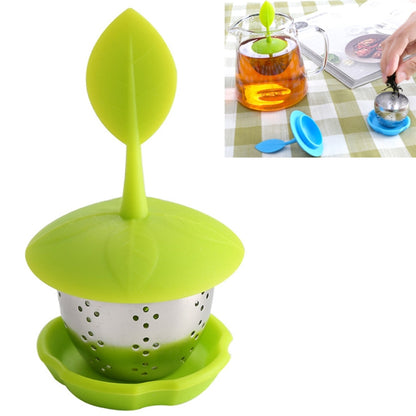 Stainless Steel Silicone Hanging Tea Bag Tea Strainers (Green) by bashfashion