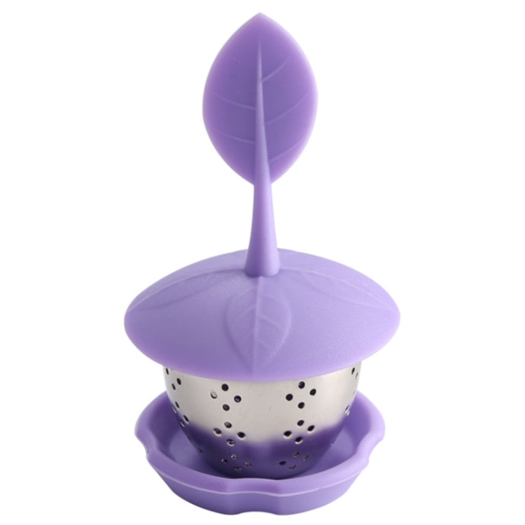 Stainless Steel Silicone Hanging Tea Bag Tea Strainers (Purple) by bashfashion