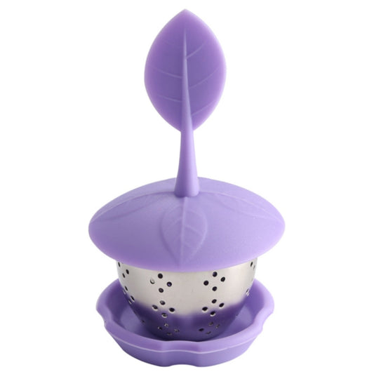 Stainless Steel Silicone Hanging Tea Bag Tea Strainers (Purple) by bashfashion