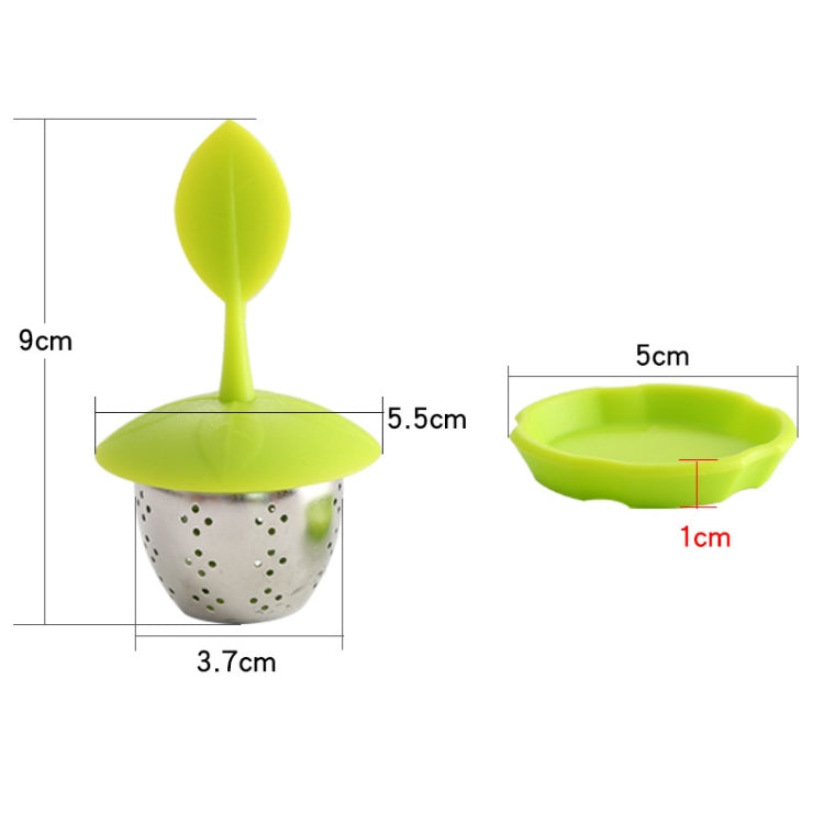 Stainless Steel Silicone Hanging Tea Bag Tea Strainers (Red) by bashfashion
