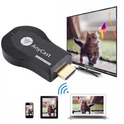 M4 Plus Wireless WiFi Display Dongle Receiver Airplay Miracast DLNA 1080P HDMI TV Stick for iPhone, Samsung, and other Android Smartphones by bashfashion