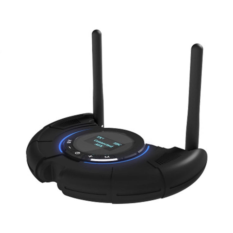 TX800 Optical Fiber Bluetooth 5.0 Transmitter Receiver Audio Adapter with Dual Antennas & OLED Display by bashfashion
