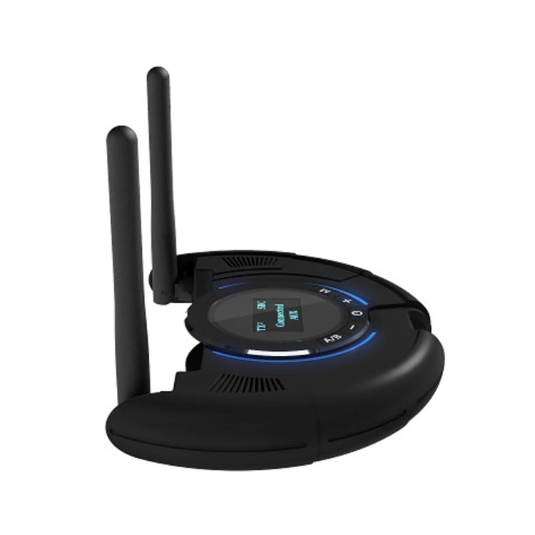 TX800 Optical Fiber Bluetooth 5.0 Transmitter Receiver Audio Adapter with Dual Antennas & OLED Display by bashfashion
