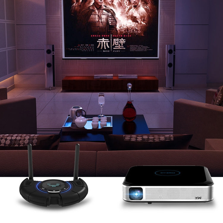 TX800 Optical Fiber Bluetooth 5.0 Transmitter Receiver Audio Adapter with Dual Antennas & OLED Display by bashfashion