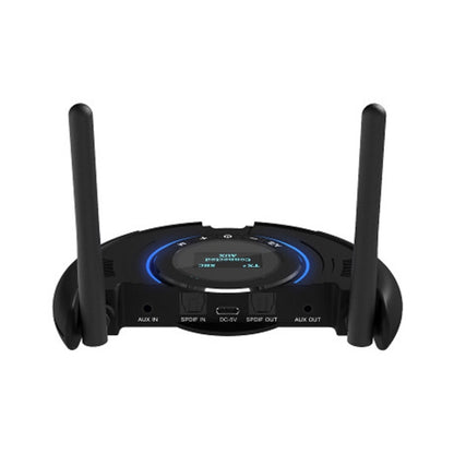 TX800 Optical Fiber Bluetooth 5.0 Transmitter Receiver Audio Adapter with Dual Antennas & OLED Display by bashfashion