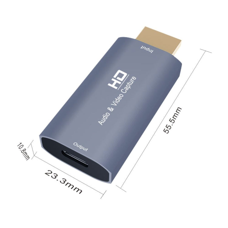 Z50 USB-C / Type-C Female to HDMI Male Video Capture Card by bashfashion