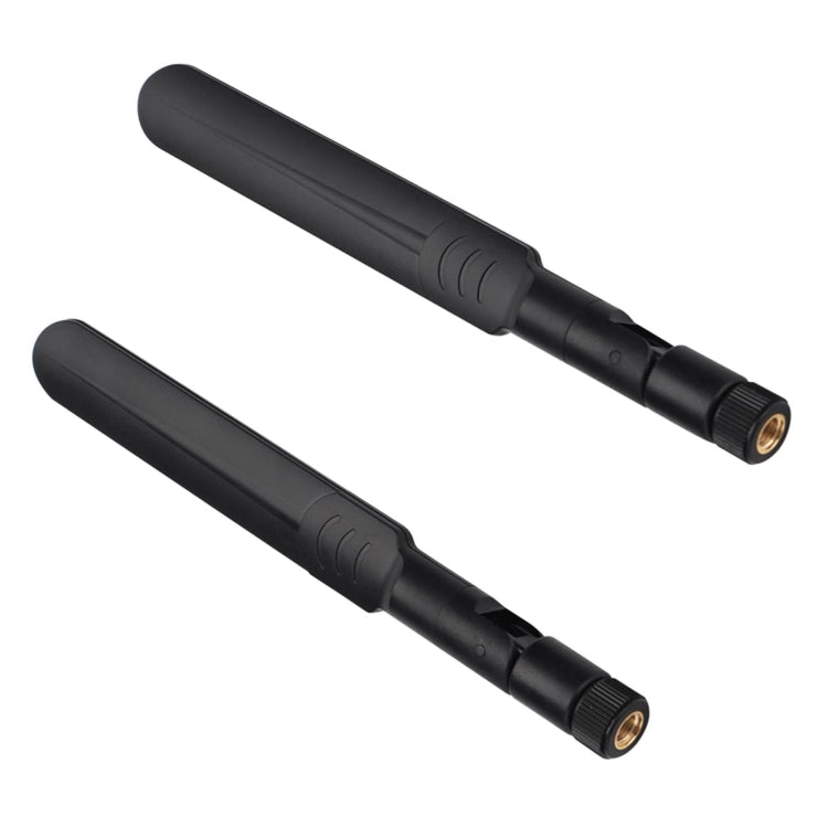 2 x 6dBi 2.4GHz 5GHz Dual Band WiFi RP-SMA Male Antenna + 2 x 35CM RP-SMA IPEX MHF4 Pigtail Cable for M.2 NGFF WiFi WLAN Card (Black) by bashfashion