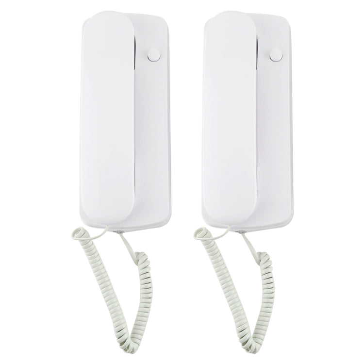 109DC Two-way High-definition Wired Intercom Doorphone (White) by bashfashion