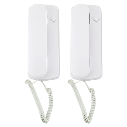109DC Two-way High-definition Wired Intercom Doorphone (White) by bashfashion
