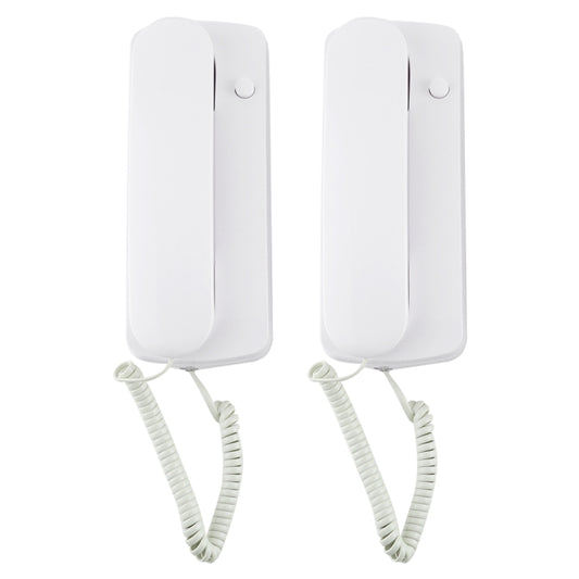 109DC Two-way High-definition Wired Intercom Doorphone (White) by bashfashion