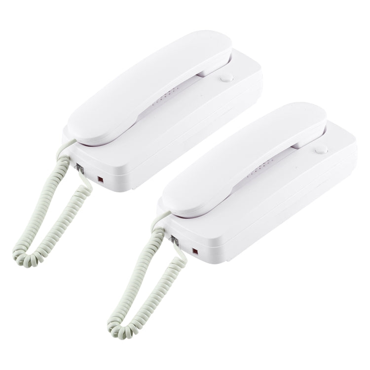 109DC Two-way High-definition Wired Intercom Doorphone (White) by bashfashion