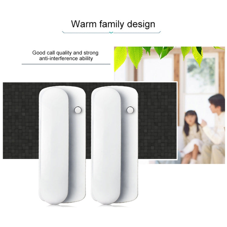 109DC Two-way High-definition Wired Intercom Doorphone (White) by bashfashion