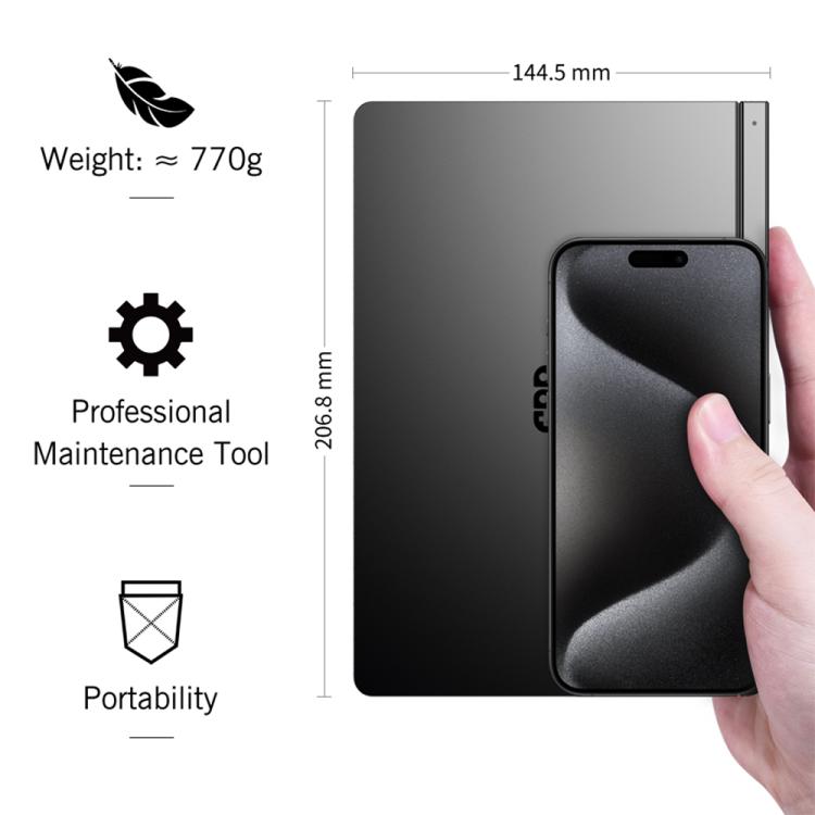 GPD Pocket 4 Handheld Gaming PC, 16GB+1TB, 8.8 inch Windows 11 Home AMD Ryzen 7 8840U, US Plug by GPD